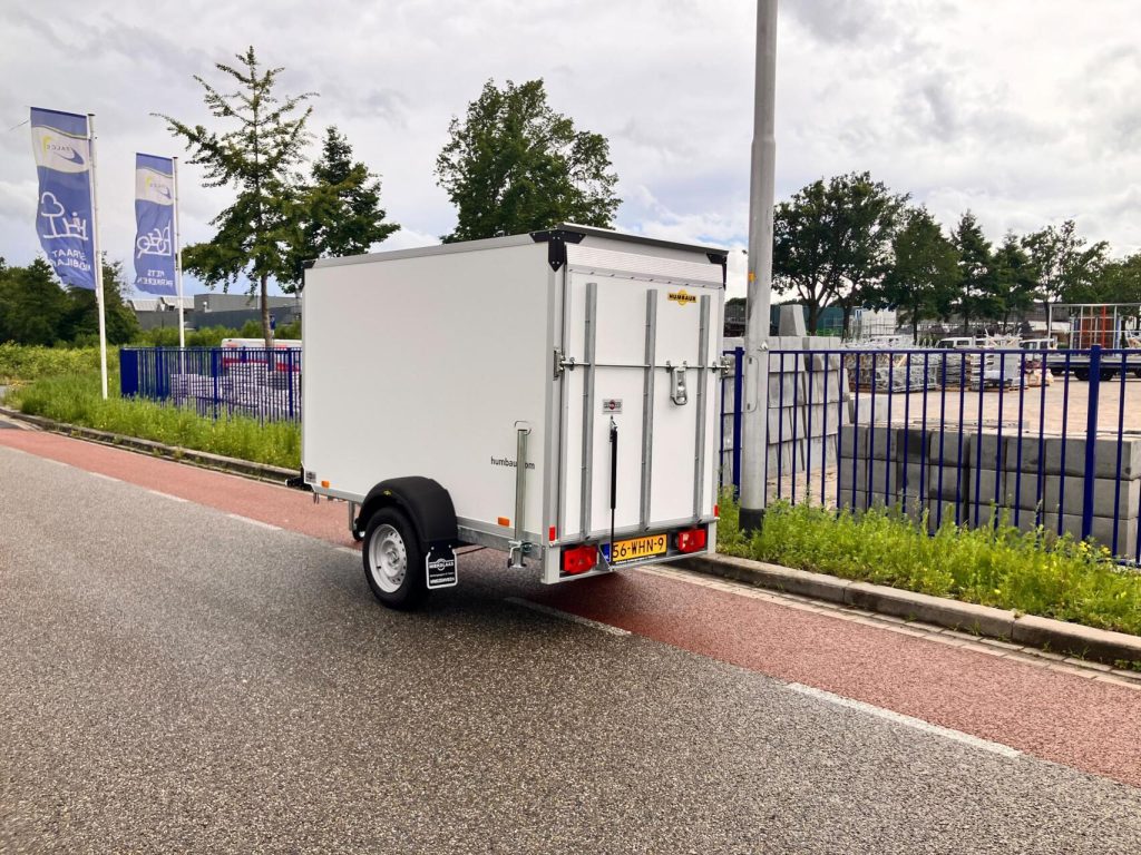 Humbaur Gesloten aanhangwagen + laadklep