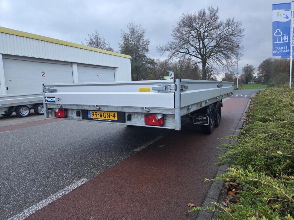 Hapert Plateauwagen | 505 x 220 cm | Paraboolvering