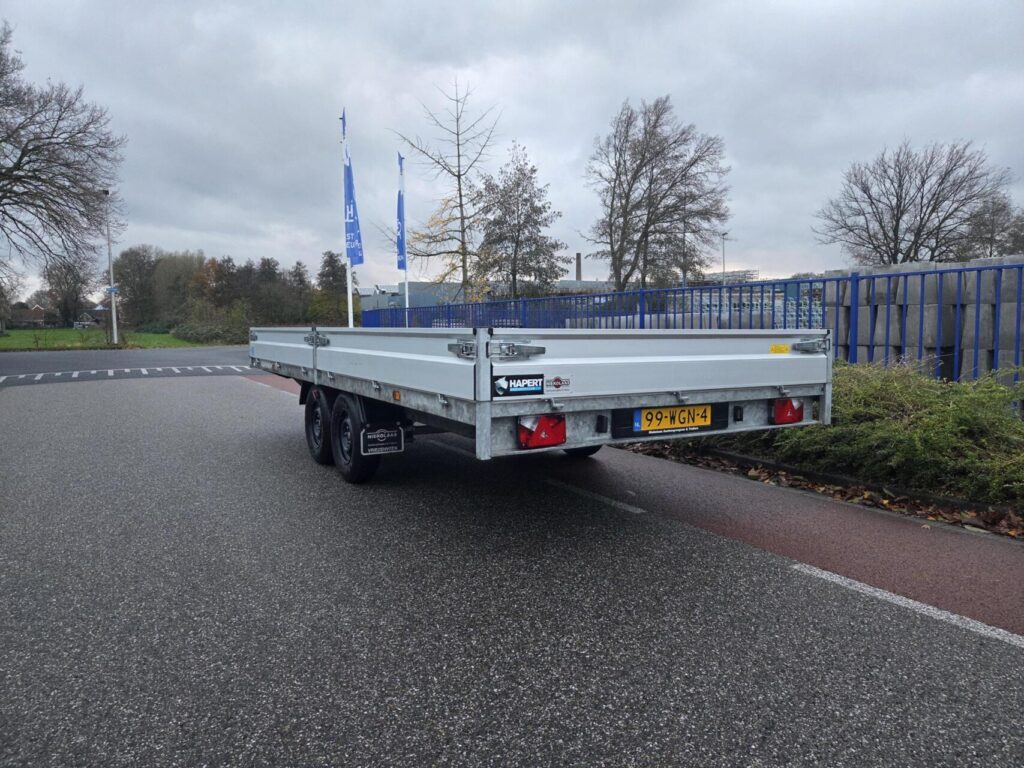 Hapert Plateauwagen | 505 x 220 cm | Paraboolvering
