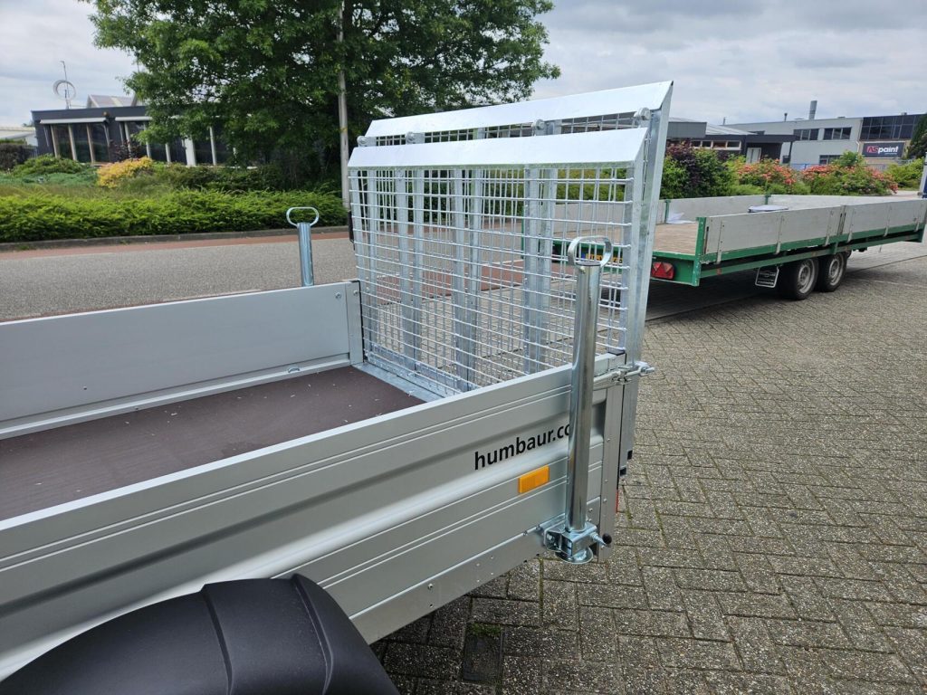 Humbaur bakwagen + deelbare achterklep