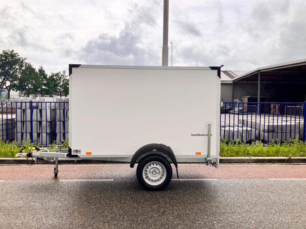 Humbaur Gesloten aanhangwagen + laadklep