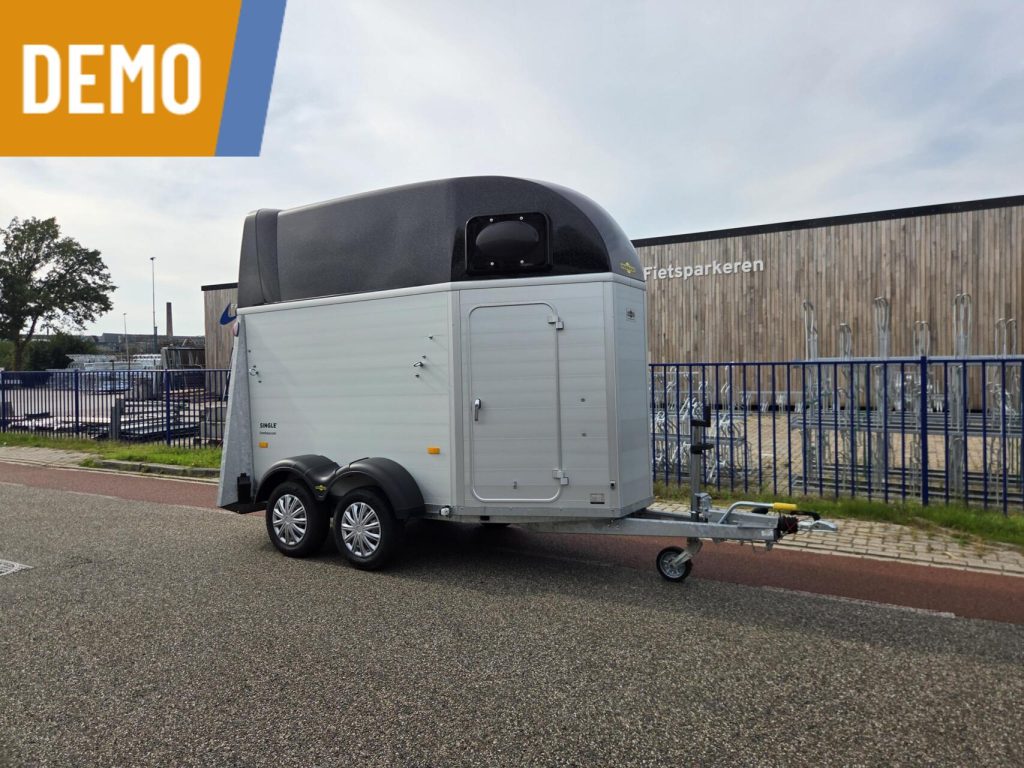 Humbaur Single Alu | 1.5-paards + zadelkamer