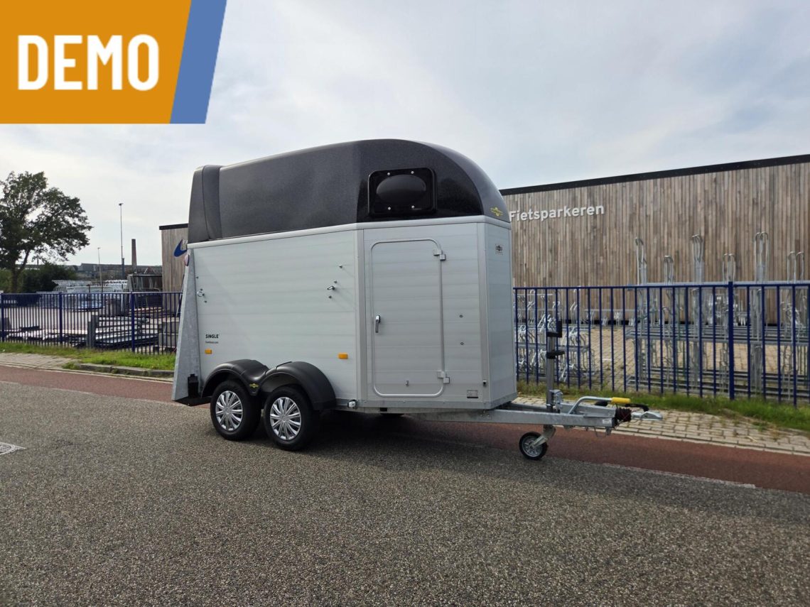 Humbaur Single Alu | 1.5-paards + zadelkamer