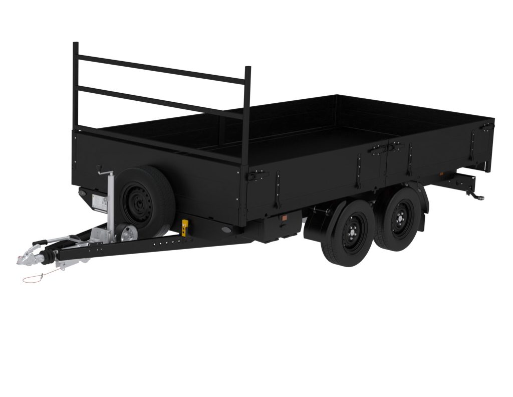 Kipbak aanhangwagen Pro Black Edition – 1900-3500kg – DA