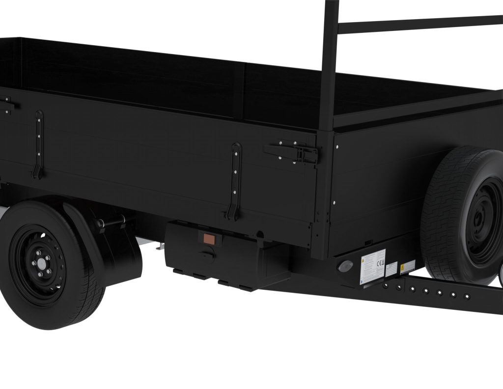 Kipbak aanhangwagen Pro Black Edition – 1900-3500kg – DA