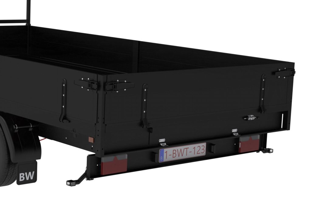 Kipbak aanhangwagen Pro Black Edition – 1900-3500kg – DA