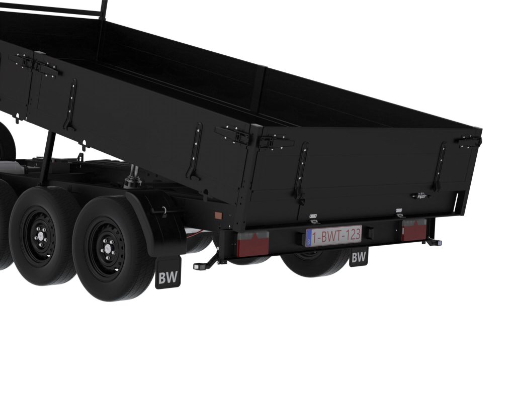 Kipbak aanhangwagen Pro Black Edition – 1900-3500kg – TR 1800
