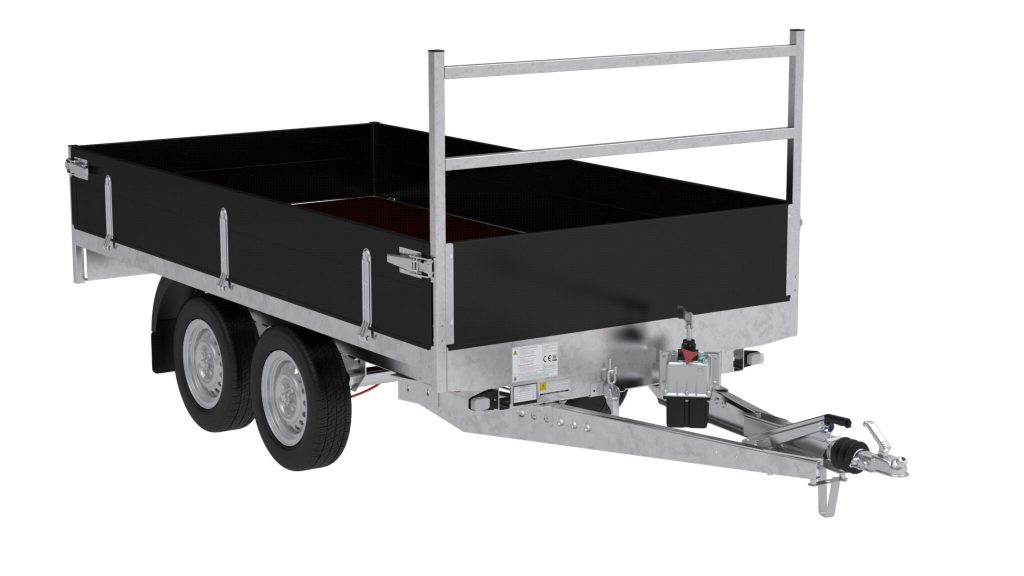 Kipbak aanhangwagen eco Black Edition – 500-750 kg – DA