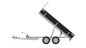 Kipbak aanhangwagen eco Black Edition – 500-750 kg – DA