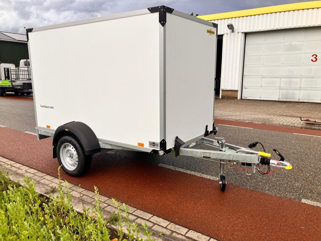 Humbaur Gesloten aanhangwagen + laadklep