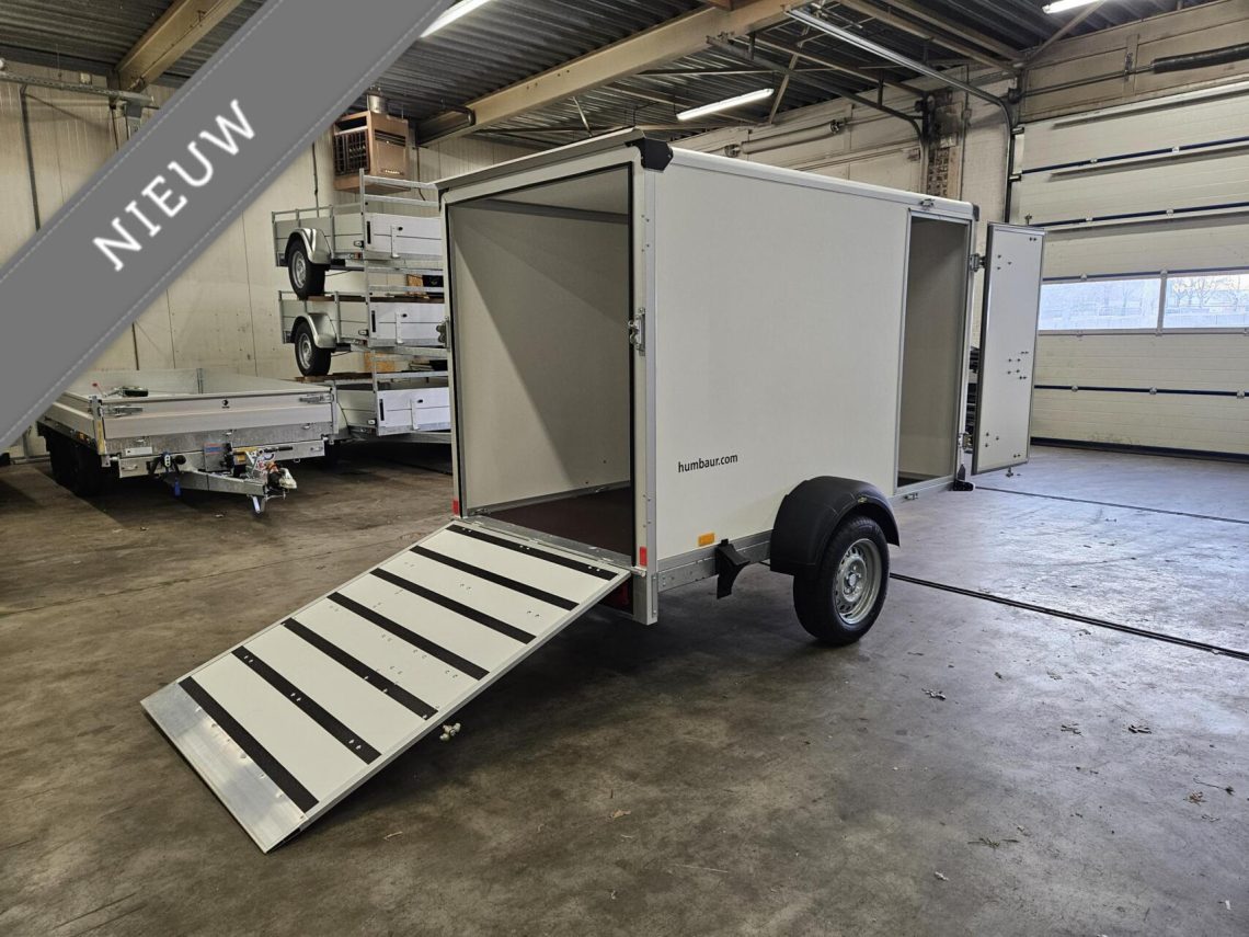 Humbaur Gesloten | Zijdeur + oprijklep