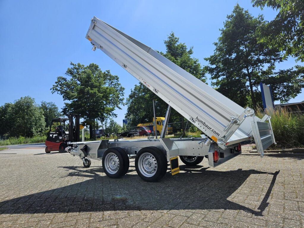 Humbaur 3-zijdige kipper | Elektrisch | 3000 kg